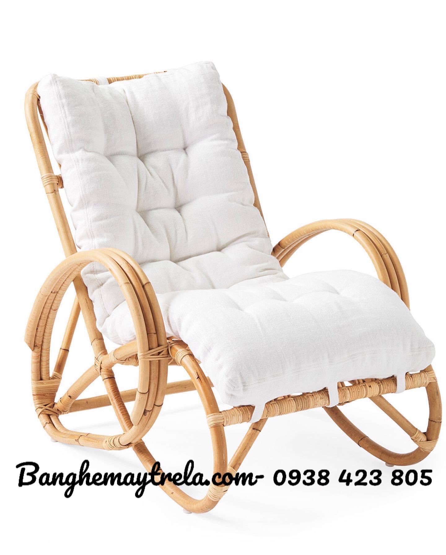 Ghế thư giãn mây tre đan